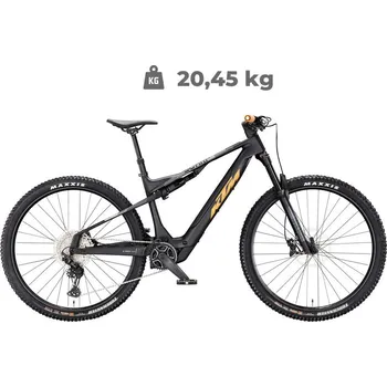 Elektrokolo KTM Macina Scarp SX Elite - Flaming Black MT (Fresh Orange) velikost rámu L
