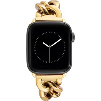Příslušenství k chytrým hodinkám Anne Klein řemínek pro Apple Watch 42mm/44mm/45mm/49mm zlatý