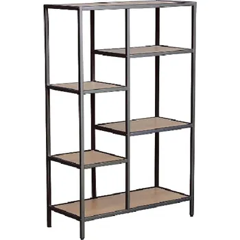 regál Policový regál DANIEL 2 - dub / černý