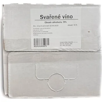 Víno Stará Dáma Svařené víno 10 l