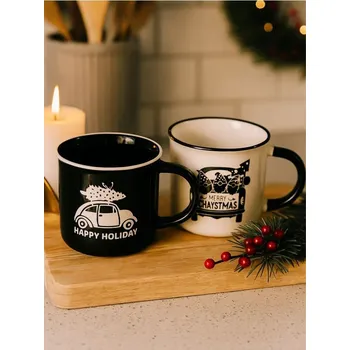 Sinsay - Hrnky s vánočním motivem – 2 kusy - vícebarevná - 069GE-MLC - 069GE-MLC-ONE