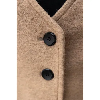 Dámská vesta Dámská vesta Prato béžová barva Velikost: S/M