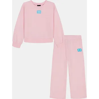 Under Armour Dívčí set UA RIVAL CREW FLARE SET UAFII87R-685 Růžová 92-97