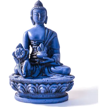 Milujeme Kameny Buddha medicíny a léčení - modrý - feng shui 2385