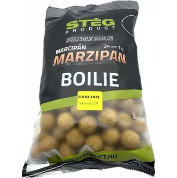 Boilies Boilies Stég Zabijaq Soluble 1kg Marcipan 24mm