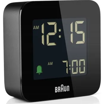 Budík Budík BRAUN BC08 s podsvíceným LCD displejem