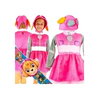 Dámské šaty ŠATY KOSTÝM Z Tlapková patrola PATROLY + ŠATY + 3D HODINKY S PROJEKTOREM 98-110