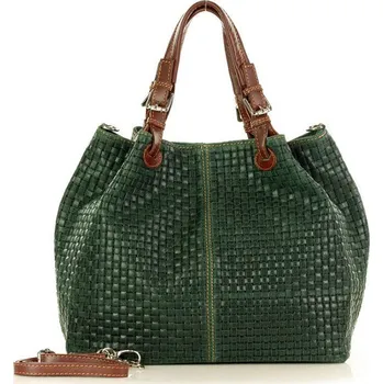 Kabelka MAZZINI Zelená kabelka Carina Treccia s147s Velikost: ONE SIZE