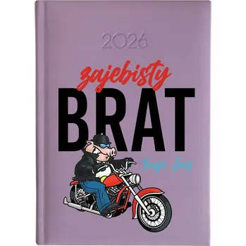 Kalendář Knižní kalendář 2026 A5 FunnyCase vícebarevný