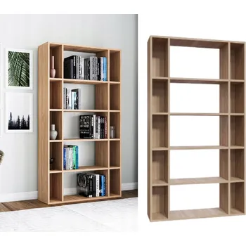 Knihovna Regál SANBORN DĄB přírodní na knihy 163 cm Moderní styl