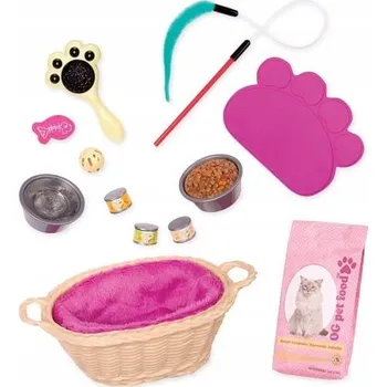Doplněk pro panenku Our Generation Sada pro panenky Koťátko, vícebarevná