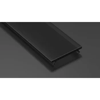 LED osvětlení Černý difuzor 3m pro profily A, B, C, D, G, H, Y, Z, W, J Lumines PMMA Basic