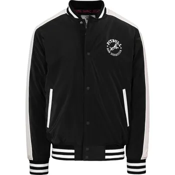 PitBull West Coast - pánská zimní bunda MANOLITO černobílá L