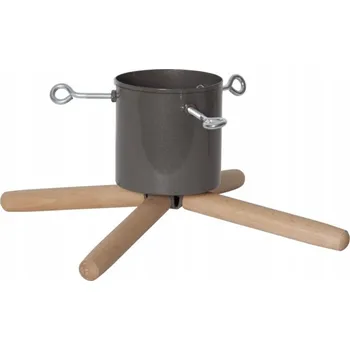 Stojánek na vánoční stromek Stojan na vánoční stromek GRANIG, kov a dřevo