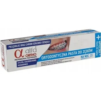 zubní pasta Alfa Ortho bylinná zubní pasta na noc 75 ml