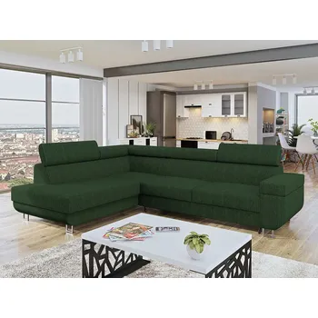 Sedací souprava Rohová sedací souprava FAYA - zelená, levý roh
