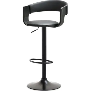 Barová židle Nastavitelná barová židle DAIMARY - černá