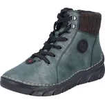 Dámská zateplená kotníková obuv Rieker 55040-54 zelená zelená 40