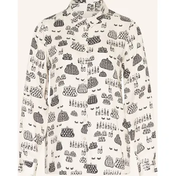 Milano Italy Dámská Košilová Halenka, krémová / černá, 44