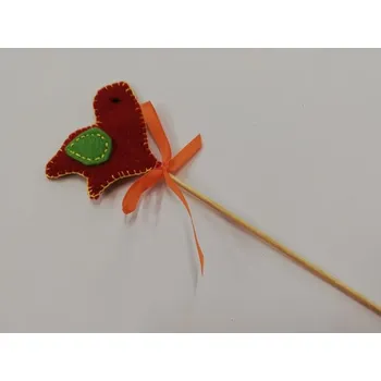 Filcový zápich na špejli - Velikonoce - kuřátko č.7