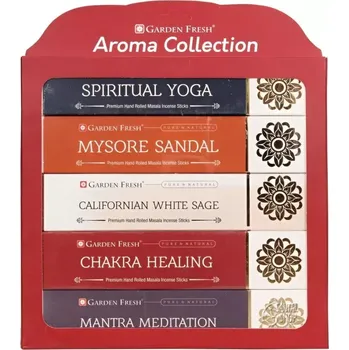Vonná tyčinka Garden Fresh Aroma Collection indické vonné tyčinky sada 5 x 15 g