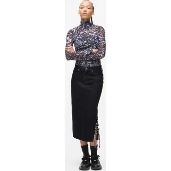 Dámská sukně KARL LAGERFELD JEANS KLJ TIED DENIM MIDI SUKNĚ 1GD Velikost: S