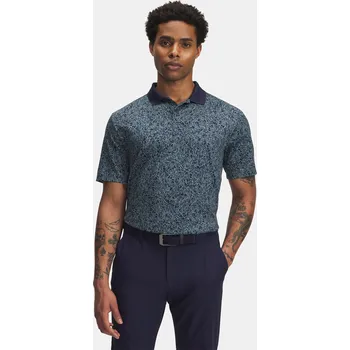 Pánské tričko Pánské tričko Under Armour UA Matchplay Printed Polo 1377377-422 Modrá XL