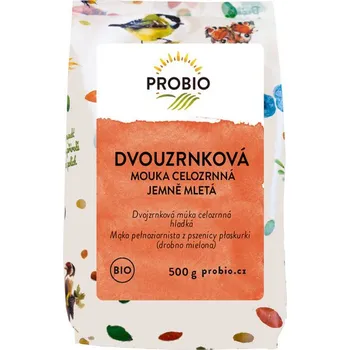 Mouka BIO mouka dvouzrnková celozrnná jemně mletá, 500 g