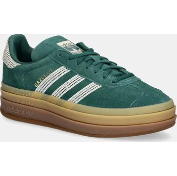 Dámské tenisky Semišové tenisky adidas Originals Gazelle Bold W, 38, zelená, 77X