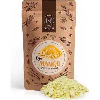 Sušené ovoce Lyofilizované mango - prach se zlomky, 80 g