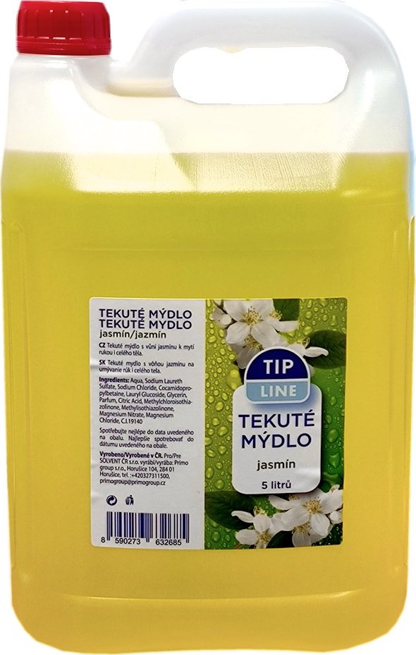 Mýdlo tekuté Tip line 5 litrů, jasmín