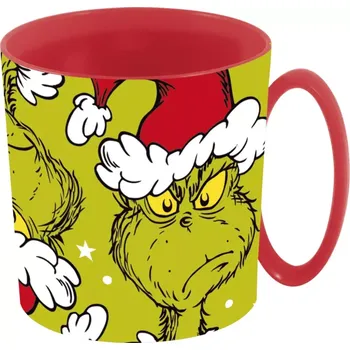 ARIAshop Dětský hrnek Grinch 390 ml červená
