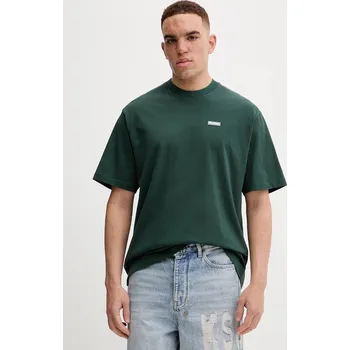 Bavlněné tričko Butter Goods Basic Tee BG243110 zelená 79X, vel. S