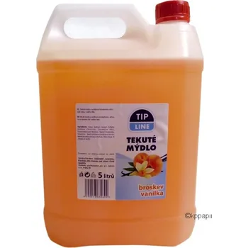 Mýdlo Mýdlo tekuté Tip line 5 litrů, broskev a vanilka