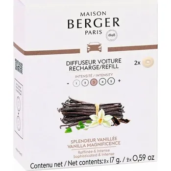 Vůně do auta Maison Berger Náplň vůně do auta VANILLA MAGNIFICENCE, 2ks