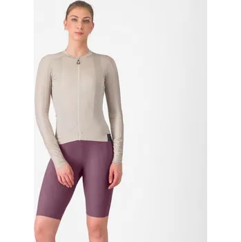 Cyklistické kalhoty CASTELLI Cyklistické kalhoty krátké s laclem - ESPRESSO W DT - fialová