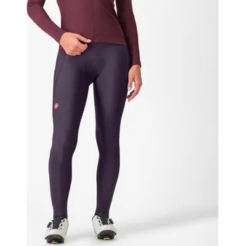 Cyklistické kalhoty CASTELLI Cyklistické kalhoty dlouhé s laclem - ESPRESSO W DT - fialová S