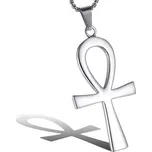 Steel Edge Přívěsek na krk Nilský kříž WJHC16 Barva: Steel