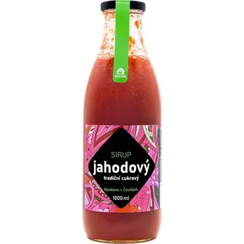 Sirup Sirup jahodový s dužinou, 1 l
