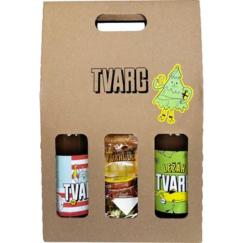 Dárkový potravinový koš Velká dárková sada piv a tvarglí