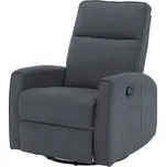 Vikio Relaxační otočné polohovací křeslo šedá TKR114S