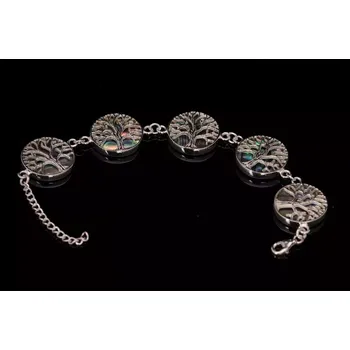 Náramek Stříbrný náramek s Paua perletí Ag 15,9 g