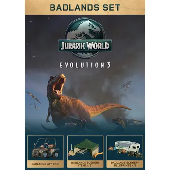 Počítačová hra Jurassic World Evolution 3 - Badlands Set PC