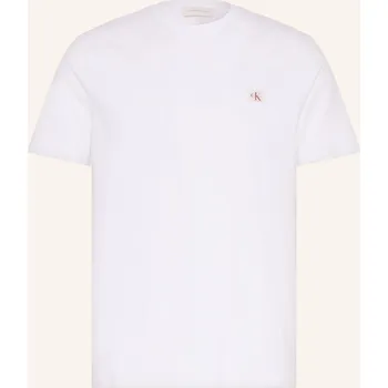 Pánské oblečení Calvin Klein Jeans Pánské Tričko, bílá, M