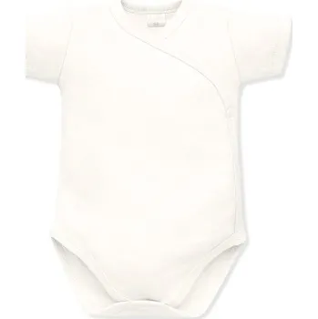 Kojenecký body PINOKIO Body zavinovací krátký rukáv Lovely Day Cream - 68