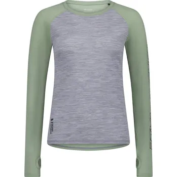 Triko merino Mons Royale Bella Tech LS WMNS Willow Šedá XS