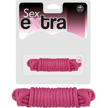 Sex Extra Bondage lano 3 m pastelově růžové