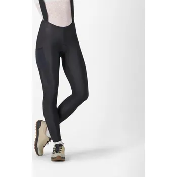 Cyklistické kalhoty CASTELLI Cyklistické kalhoty dlouhé s laclem - UNLIMITED W DT - černá