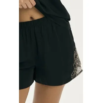 Dámské pyžamo Dámské pyžamo Esotiq Cotti - na ramínkách Černá XL