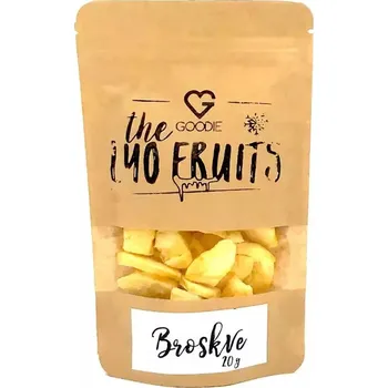 Sušené ovoce RAW lyofilizovaná broskev, 20 g